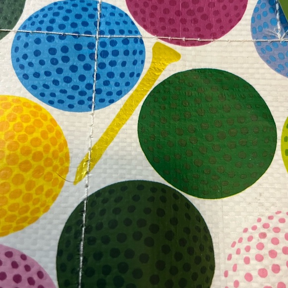 🆕 Kate Spade GOLF BALLS Grocery  Tote - Picture 7 of 11